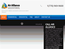 Tablet Screenshot of airalliance-llc.com
